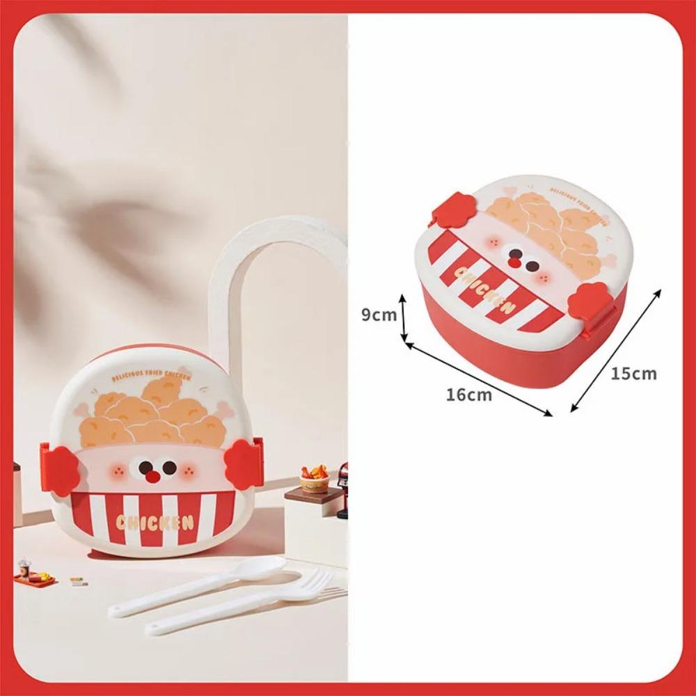 Cute Lunch Box For Kids Compartments Lunchbox Children Kid School Outdoor Camping Picnic Food Container Portable