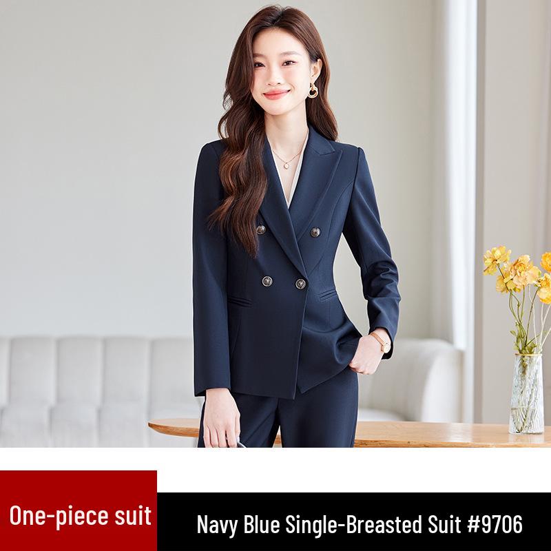 2024 Women's Professional Autumn Suit Set - Elegant, Thick Style for Formal Commuting & Hotel Reception