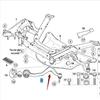Compatible Lower Curved Tie Rod Arm for BMW 7 Series E66 (31126774831, 31126774832)