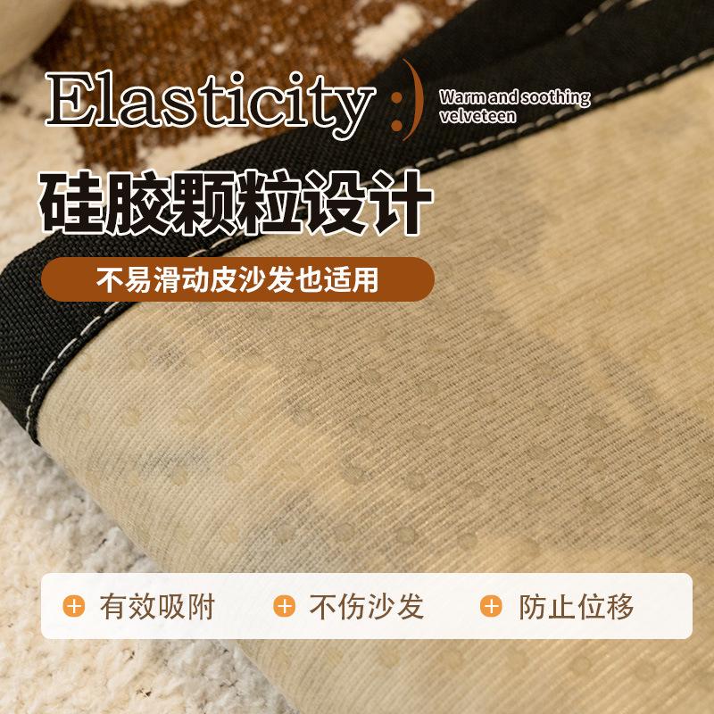Autumn And Winter Half-Fleece Sofa Cushion  New Thickened Non-Slip And Dirt-Resistant Seat Cushion Washable Sofa Cover Towel