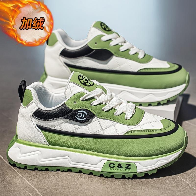 Winter Casual Youth Running Sports Thick-soled Inner Height-increasing Forrest Gump Dad Shoes