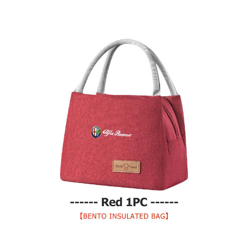2026 Heiße Alfa Romeo Auto Tragbare Wasserdichte Bento Isolierte Tasche Isolierte Lunchbox Zubehör Für Alfa Romeo Giulietta GT 159