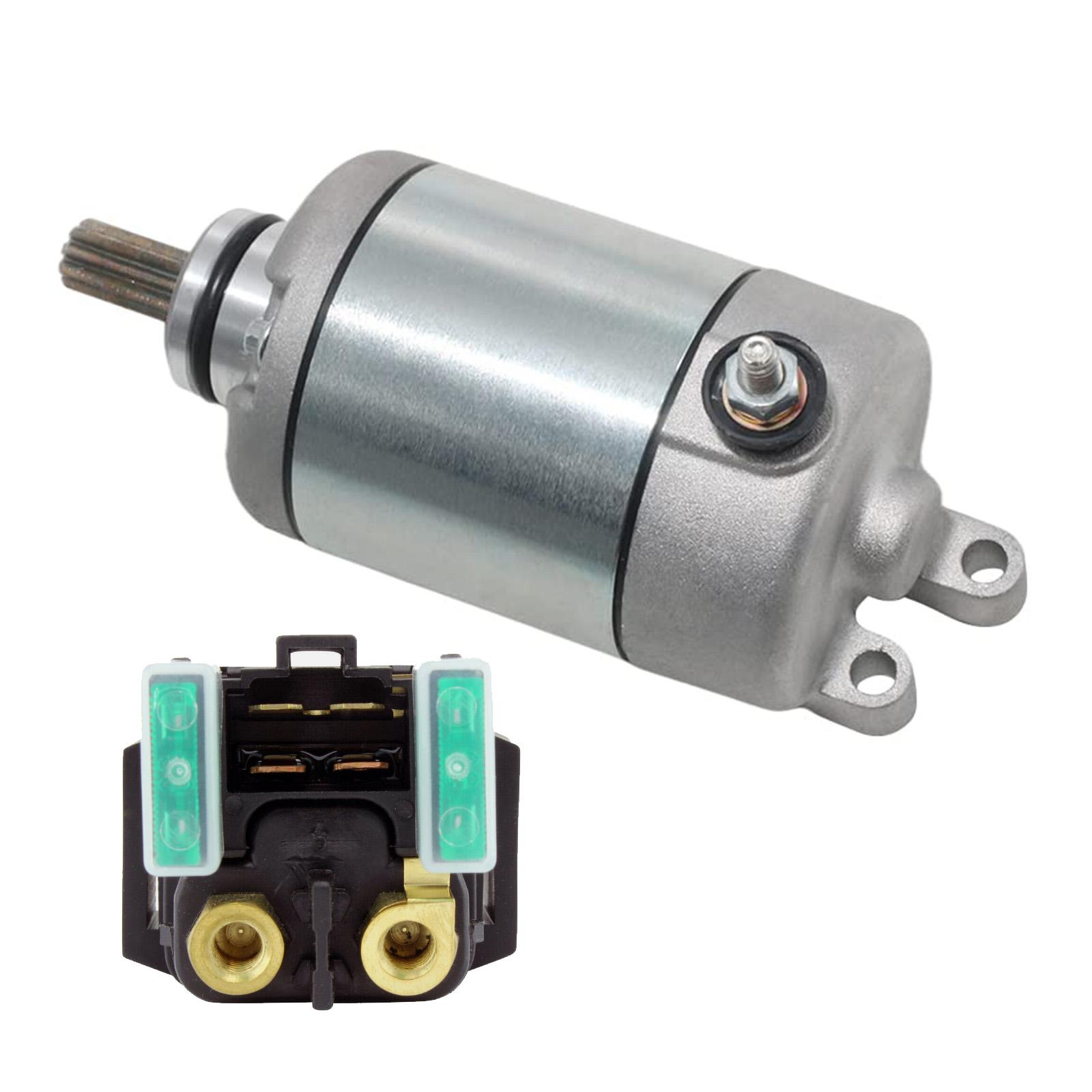 

Electrical Engine Set Starter Motor And Relay For YAMAHA Motorcycle R6 YFZ-R6 YZFR6 2006-2016 OEM Part:2C0-81890-00 2C0-81940-00 2 PCS SET