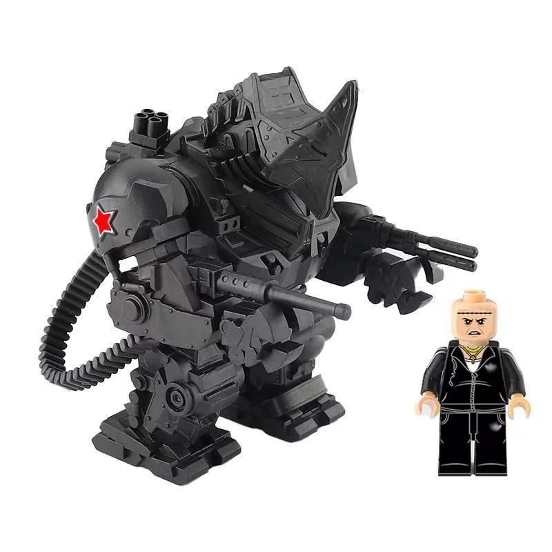 

Іграшка Конструктор Меха Ріно чорний