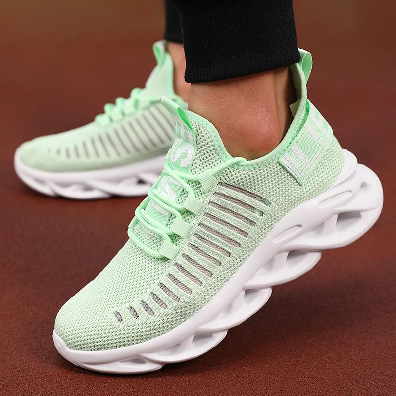 

Men s Summer Flat Shoes Breathable Mesh Fashionable Casual Shoes Outdoor Multifunctional Jogging Training Tennis Sports Shoes 37 зелёный
