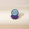 Zinc Alloy English Letter Brooch: Colorful, Personalized Badge Ornament