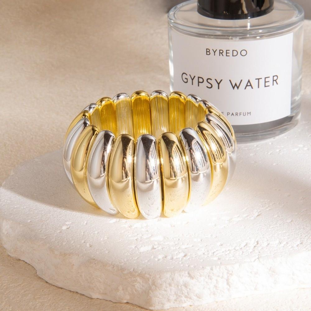 Elastic Design Geometric Bracelets Gold Silver Fashion Jewelry Elastic Bracelets  Special Occasions