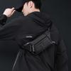 PU Waist Bag Men's Mobile Phone Bag Outdoor Sports Cycling Chest Bag