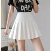 Korean White Skirt Shorts Women High Waist Sexy Mini Skirts Female Spring Summer Pleated Kawaii Skirt For School Girl JK Uniform
