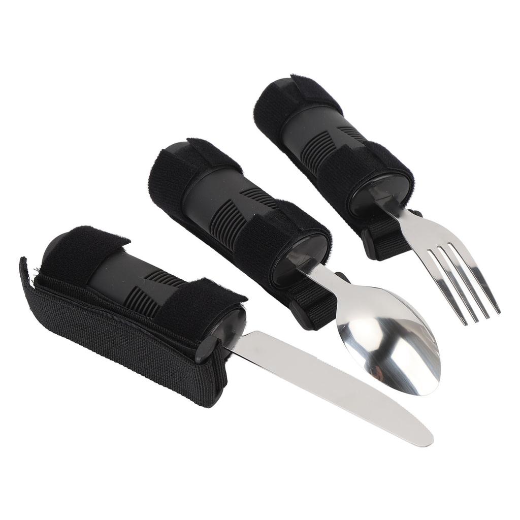 Set 3 piese Tacâmuri Adaptative Set Ustensile Adaptative Set Ustensile Ponderate pentru Persoanele În Vârstă