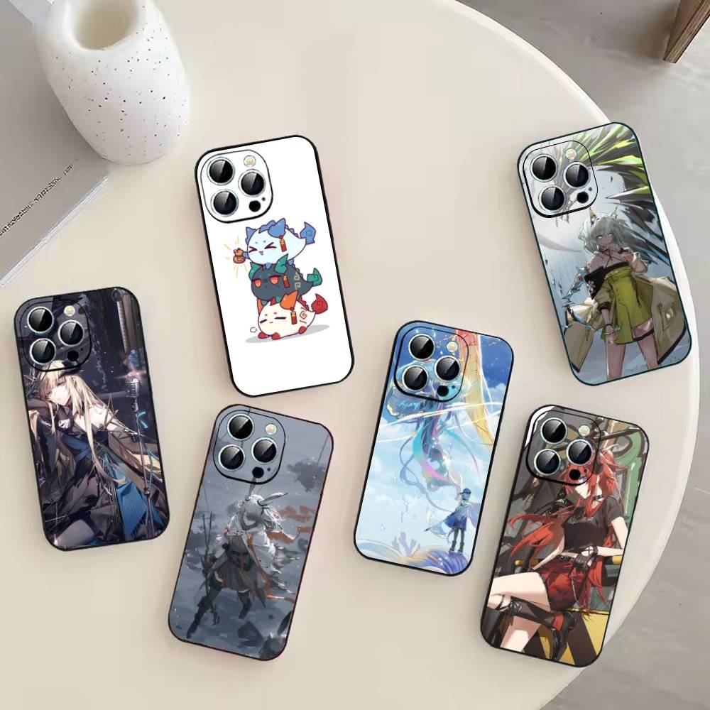 Game Arknights Phone Case Silicone Soft For IPhone 17 16 15 14 13 12 11 X XR Plus Pro Max Plus