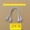 LED Tube Connector: T4/T8/T5 Extension Cord with Double Plug Adapter for Fluorescent Lamp Holders