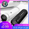 For 500ml Portable Car Smart Thermos Bottle Temperature Display Cup For Alfa Romeo Giulietta GT 159 147 156 Brera Giu