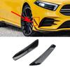 4Pcs Front Bumper Side Canards Fins Lip Splitters Air Trim For Mercedes Benz A Class W177 AMG A160 A180 A200 A250 2026 2026 2026