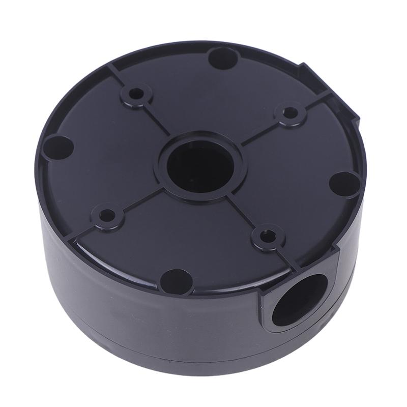 Black Cctv Camera Bracket Junction Box Cable Deep Base Camera Mount Bracket Round Bracket For Dome Cameras