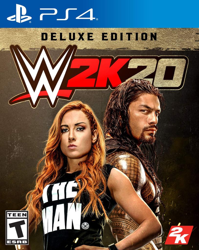 WWE 2K20 Deluxe Edition North PS4 (Import America) -