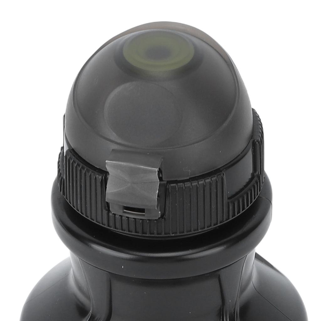 Bike Water Bottle Outdoor Squeeze Type 550ml Large Caliber PP5 Easy to Grip Cycling Sports Kettle Black
