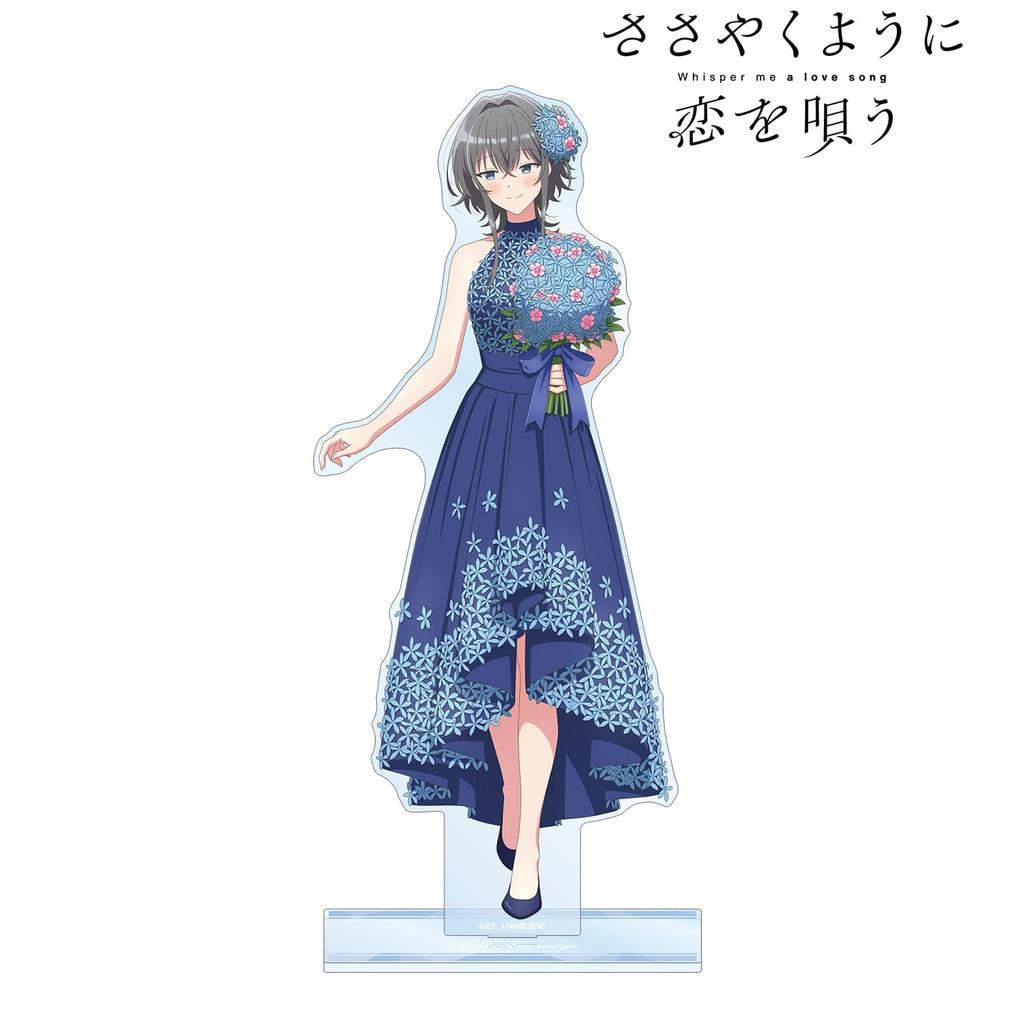 TV Anime Love Like a Original Illustration of Yo Asanagi In a Flower Dress Large Acrylic Stand "Sing Whisper" Ver.