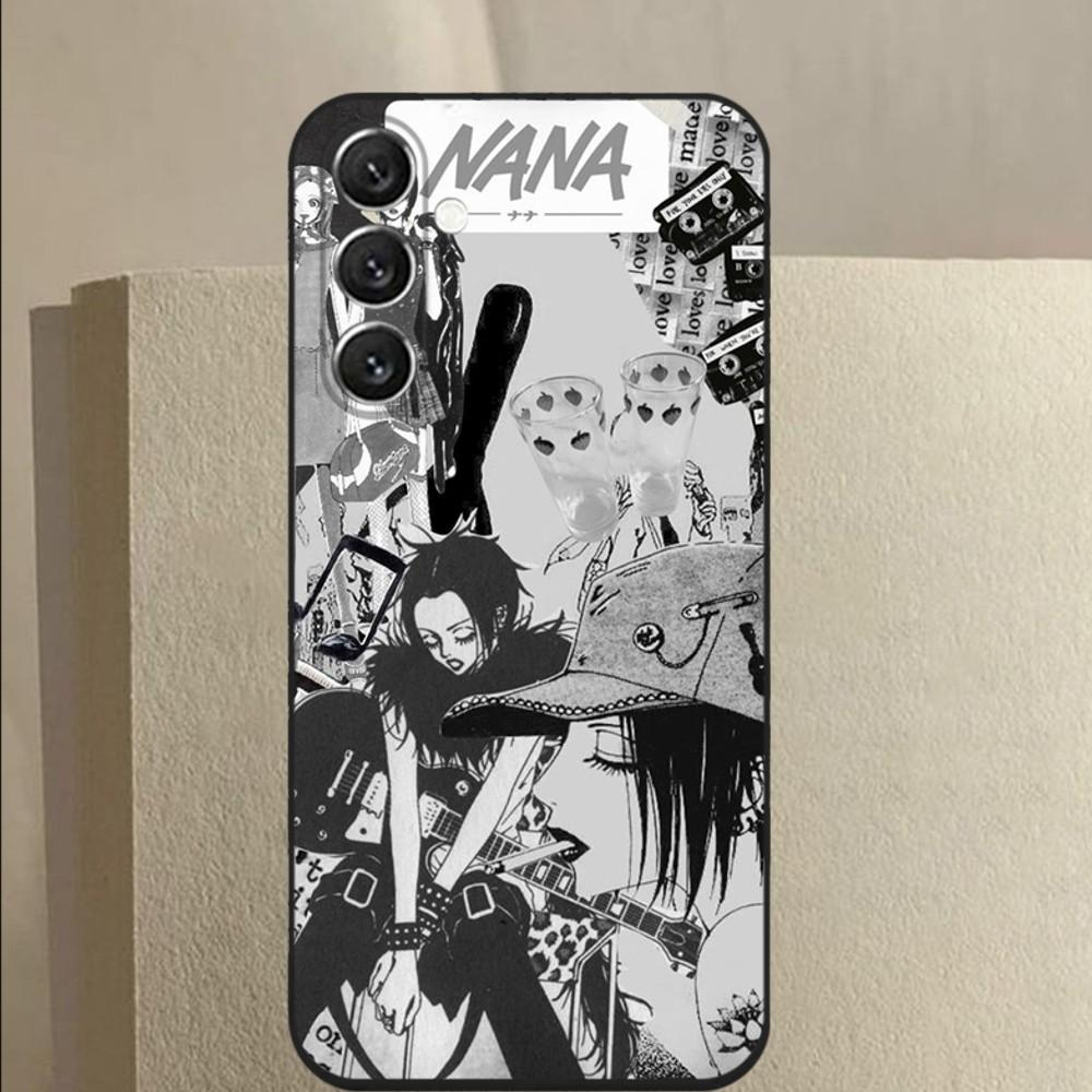 Tecknad Anime Oosaki Nana Fodral För Samsung Galaxy A13,A21s,A22,A31,A32,A52,A53,A71,A80,A91 Mjukt Svart Fodral