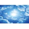 Moderne 3D Deckenwandmalerei Blauer Himmel Tapete Weiße Wolken Wandpapiere Heimdekor Wohnzimmer Deckenmalereien