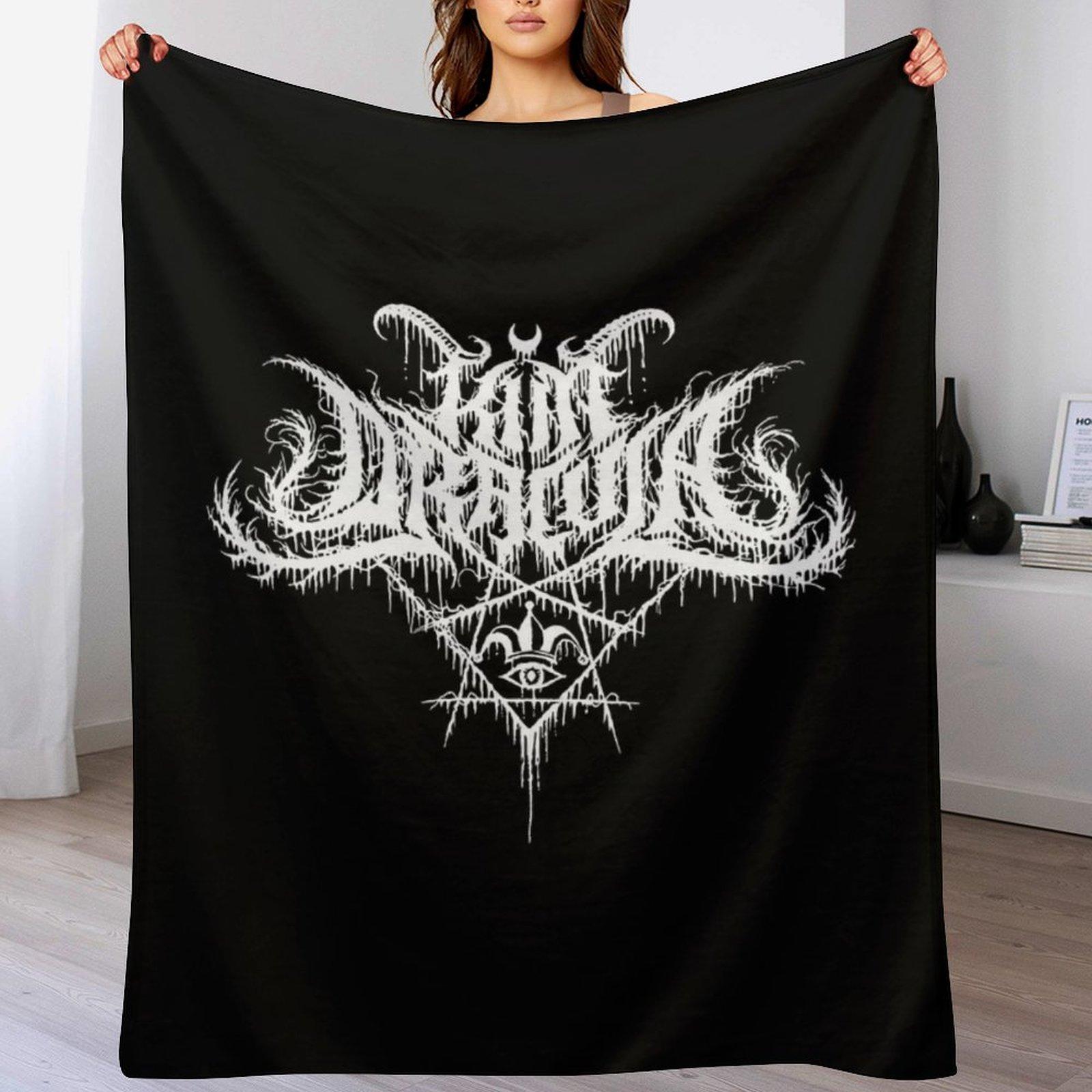 

Kim Music Metal Dracula Throw Blanket Breathable Lightweight Blanket for Adults Kids 102x76cm(40x30in)