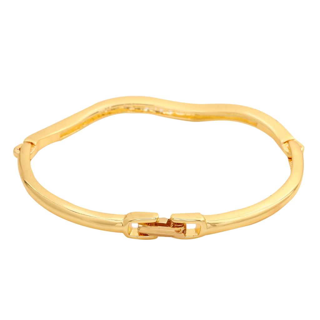 Vergoldetes Estele Candy-Armband mit weißen amerikanischen Diamanten