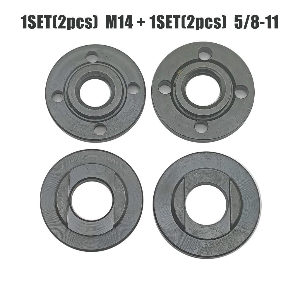 2pcs/kit M14+2pcs/kit 5/8-11 Flange Nut 2x/kit M14+2x/kit 5/8-11