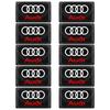 Car Styling 3D Epoxy Car Steering Wheel Dashboard Decoration Stickers For Audi A7 A8 A3 A4 A5 A6 TT Q3 Q5 Q7 A1 B5 B6 B7 B8 B9 8P C6 C5 C7