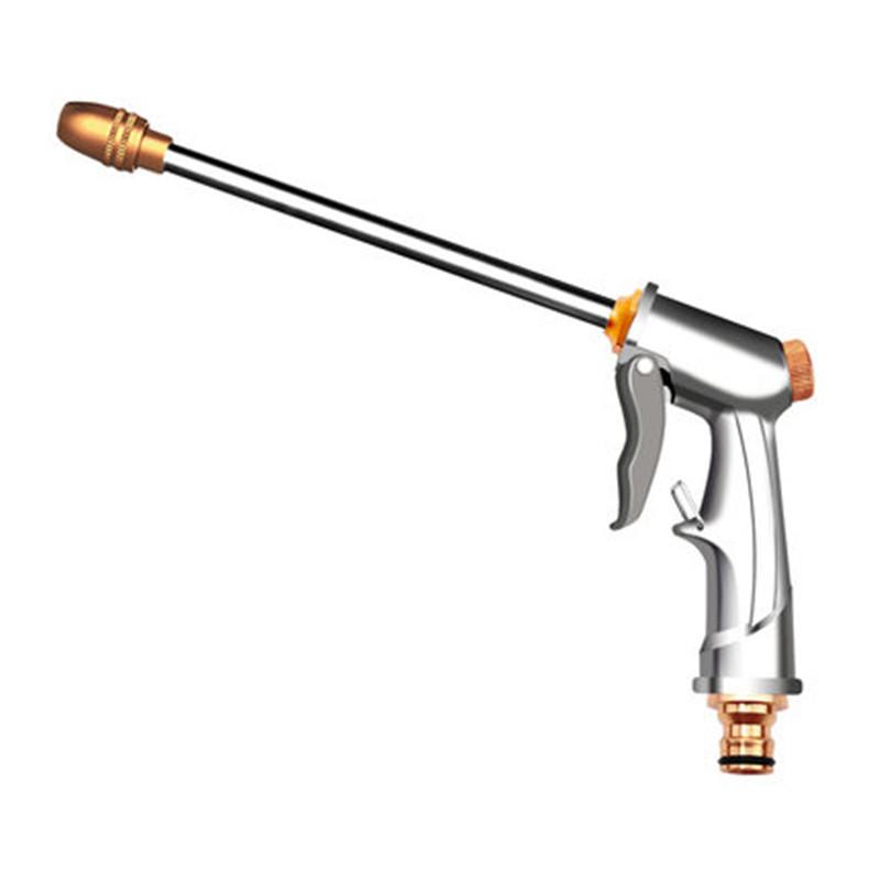 

High Pressure Power Water Gun Car Washer Jet Garden Hose Wand Nozzle Sprayer Spray Sprinkler Cleaning Tool белый