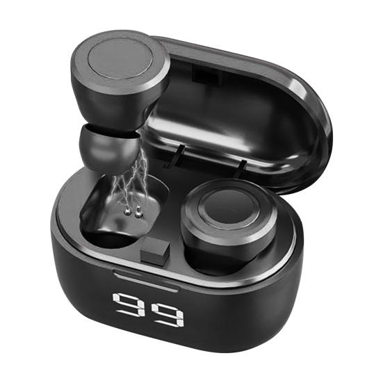 Bluetooth-kompatibel Kopfhörer Mini In-ear-freisprecheinrichtung Binaural Komfortable Noise Reduction mit Mic Sport Stereo