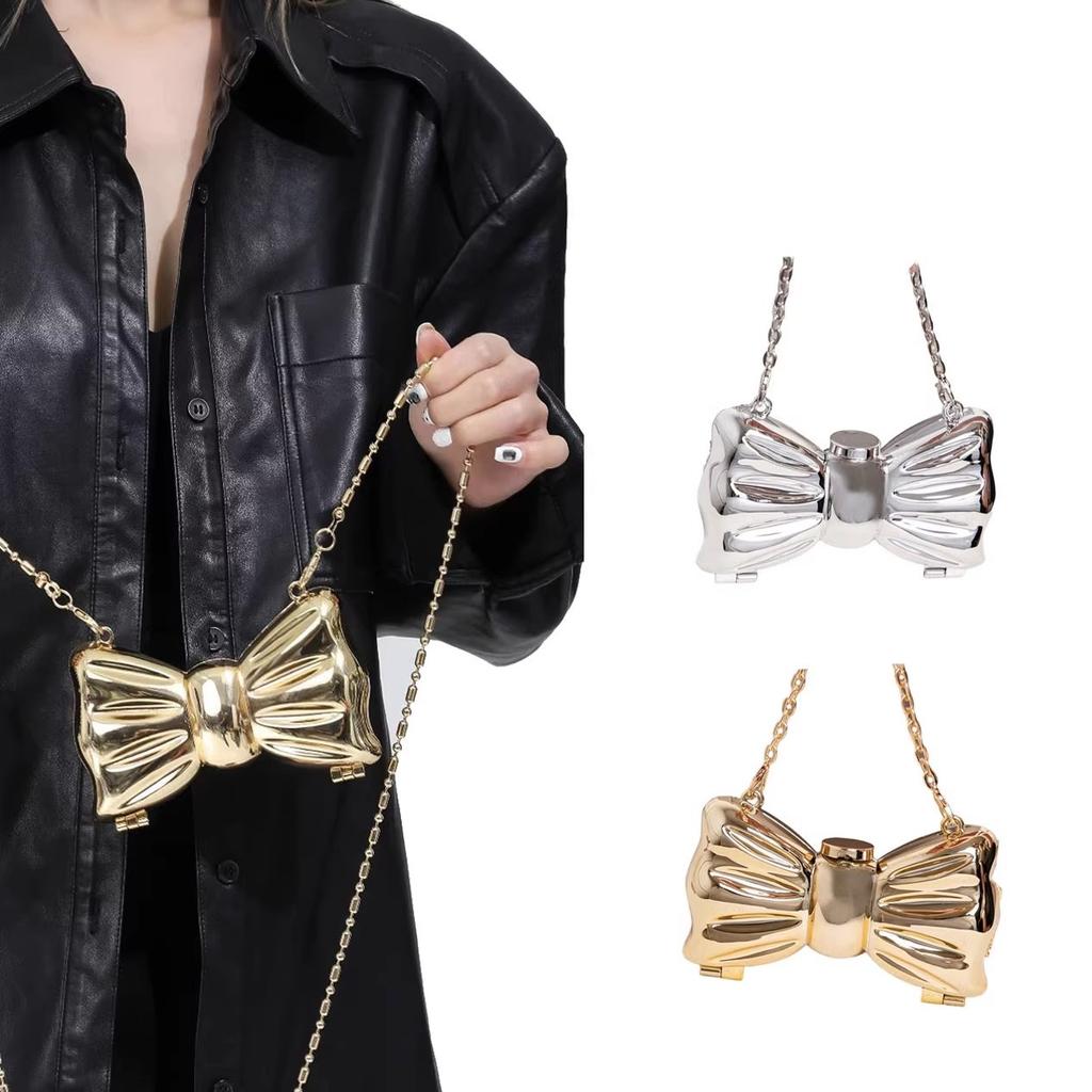 Golden Evening Bag Purses and Handbags Luxury Designer shoulder bags funny shape Party Wedding Round Acrylic Shiny Clutch purse