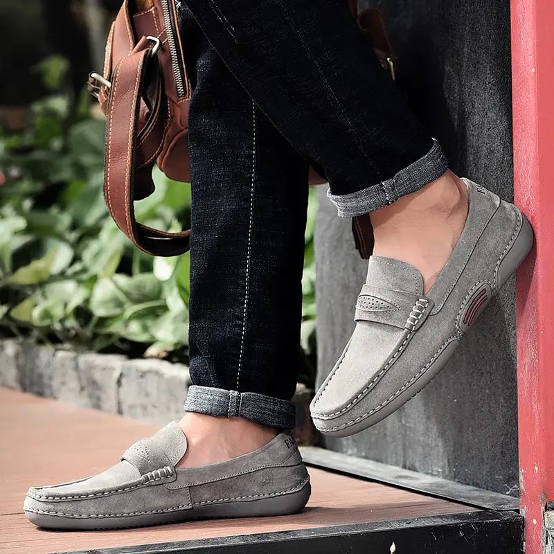 Men's Moccasins Casual Slip On Shoes Driving Shoes