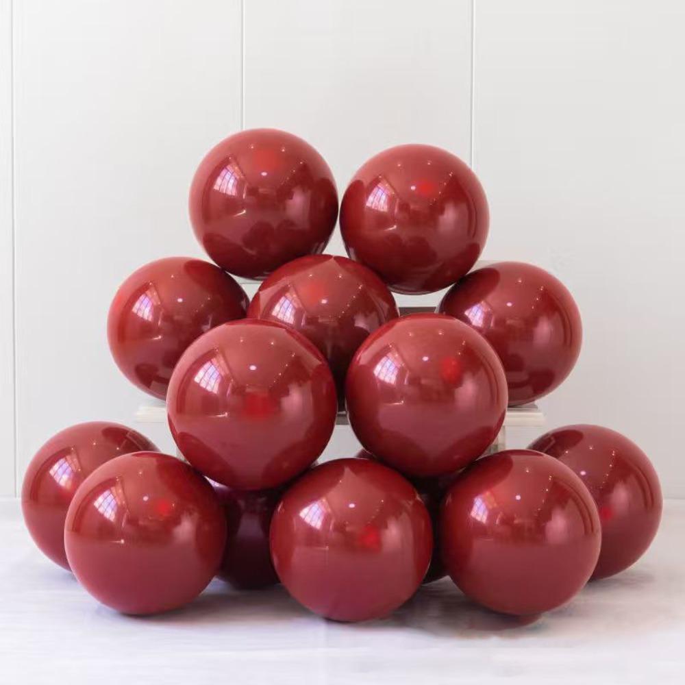 50/100Pcs Happy New Year Lucky Balloons Inflatable Holiday Ornaments New Year Balloon Double Layer New Year Decoration