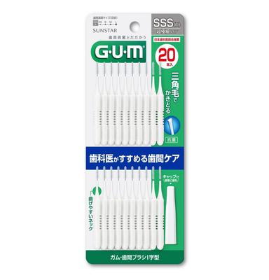 Interdental 20 Brushes Brushes, I-Shaped, SSS,