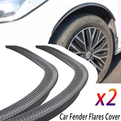2 τεμ. Car Arch Wheel Fender Flare Extension Protector Lip Anti-Scratch Soft strip Wheel Eyebrow Lip Fender Flares Car Truck SUV