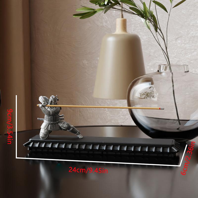 Japanese Samurai Chinese Knight Line Incense Burner Zen Incense Tray Study Incense Seat Incense Insertion Ornament Incense Stick
