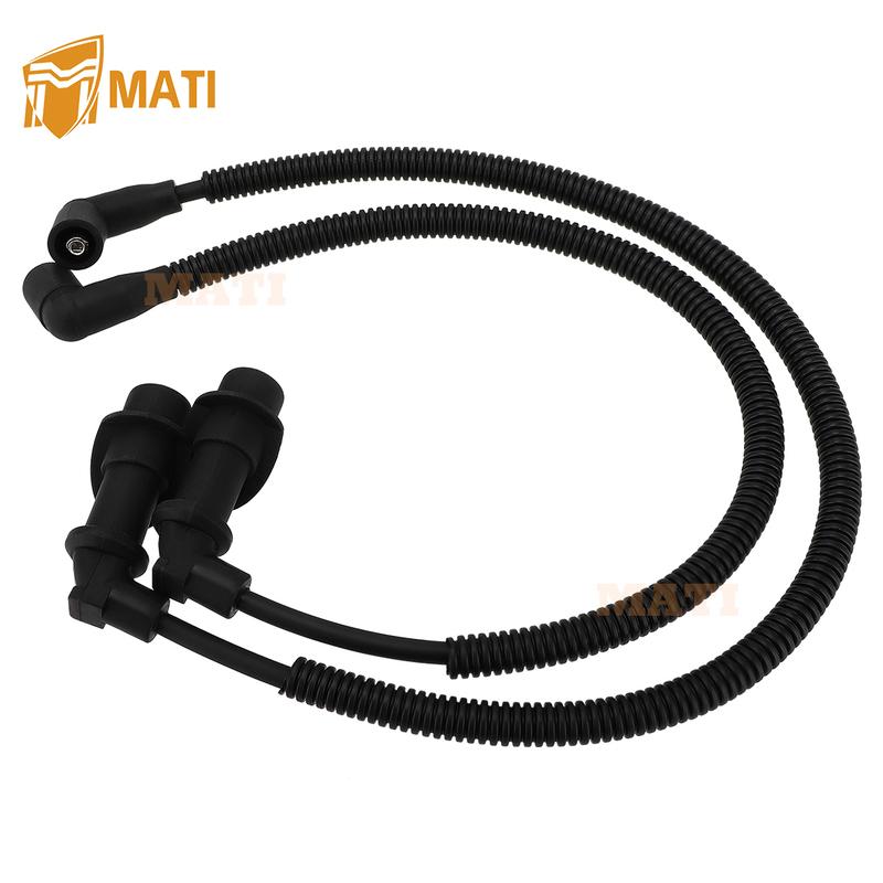 M MATI Ignition coil Spark plug Cap & Wire for Polaris Ranger 700 800 Sportsman 700 800 900 4012439 4011365 4011060 4011364
