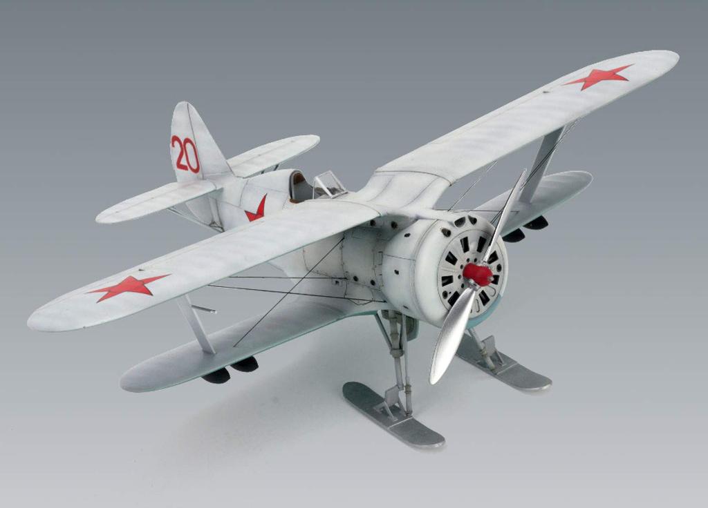 ICM Polikarpov Chaika Winter Version Plastic Model 1/48 I-153