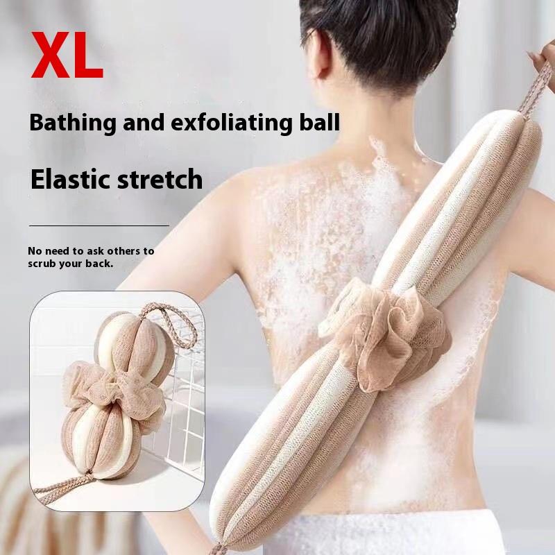 Soft Exfoliating Shower Ball Bath Sponge Remove Dead Skin for Glowing Skin Bathroom Body Wash