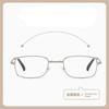 Retro Design Reading Glasses Men Women Folding Spectacles Spectacles Frame Silver Metal Folding Glasses +0.5+0.75+125+175+500+55