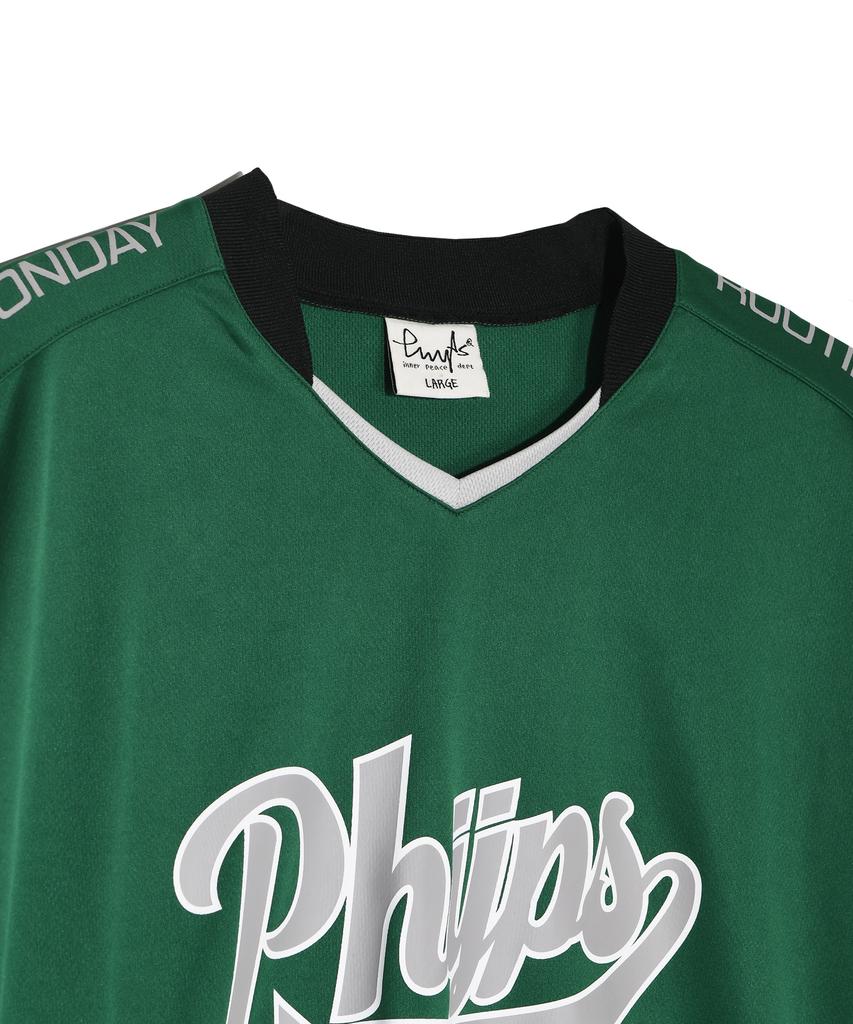 PHYSICAL DEPARTMENT Startail Sporty Short Sleeve T-Shirt_Green
