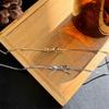 Gold-Plated Snake Bone Bow Choker Necklace - Fresh Design & Personality