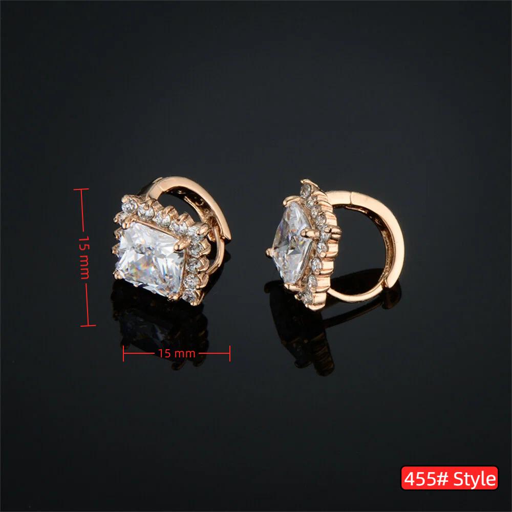 1 Pair Heart Shape Creole Hoop Earrings Female Gold Color Stainless Steel Smooth Big Earrings For Women Party Jewelry Gift 2025