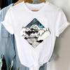 T-Shirts Women 90S Star Fashion Short Sleeve Trend Spring Summer Clothes Stylish Tshirt Top Lady Print Girl Tee T-Shirt