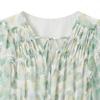 LEDING Floral V-Neck Tie-Waist Tiered Mini Dress