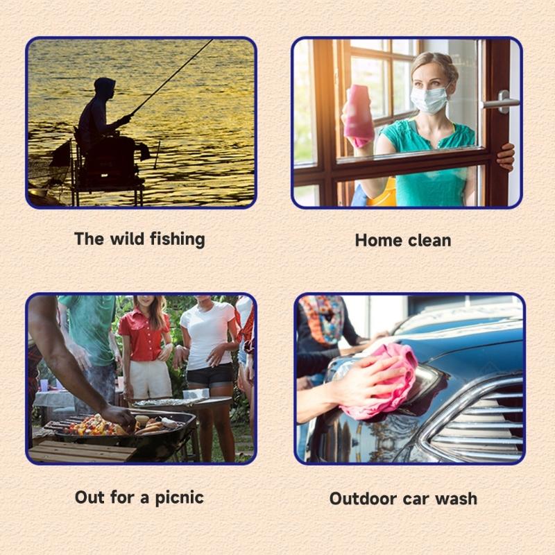 Cubo Plegable Palanganas de Viaje para el Hogar Contenedor de Agua Palanganas Portátiles Bolsa Plegable para Almacenamiento de Agua para Exterior Interior