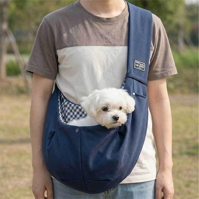 "Sac à dos de transport portable pour animaux de compagnie transfrontalier: Sac Bandoulière de Voyage pour Chat et Chien"