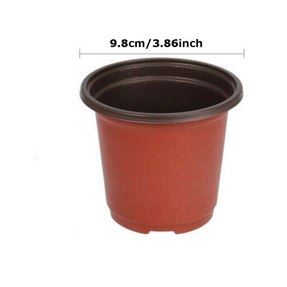20PCS Garden Decor Garden Supply Plastic Nursery Pot Planter Seed Trays Plant Pots Flower Bucket