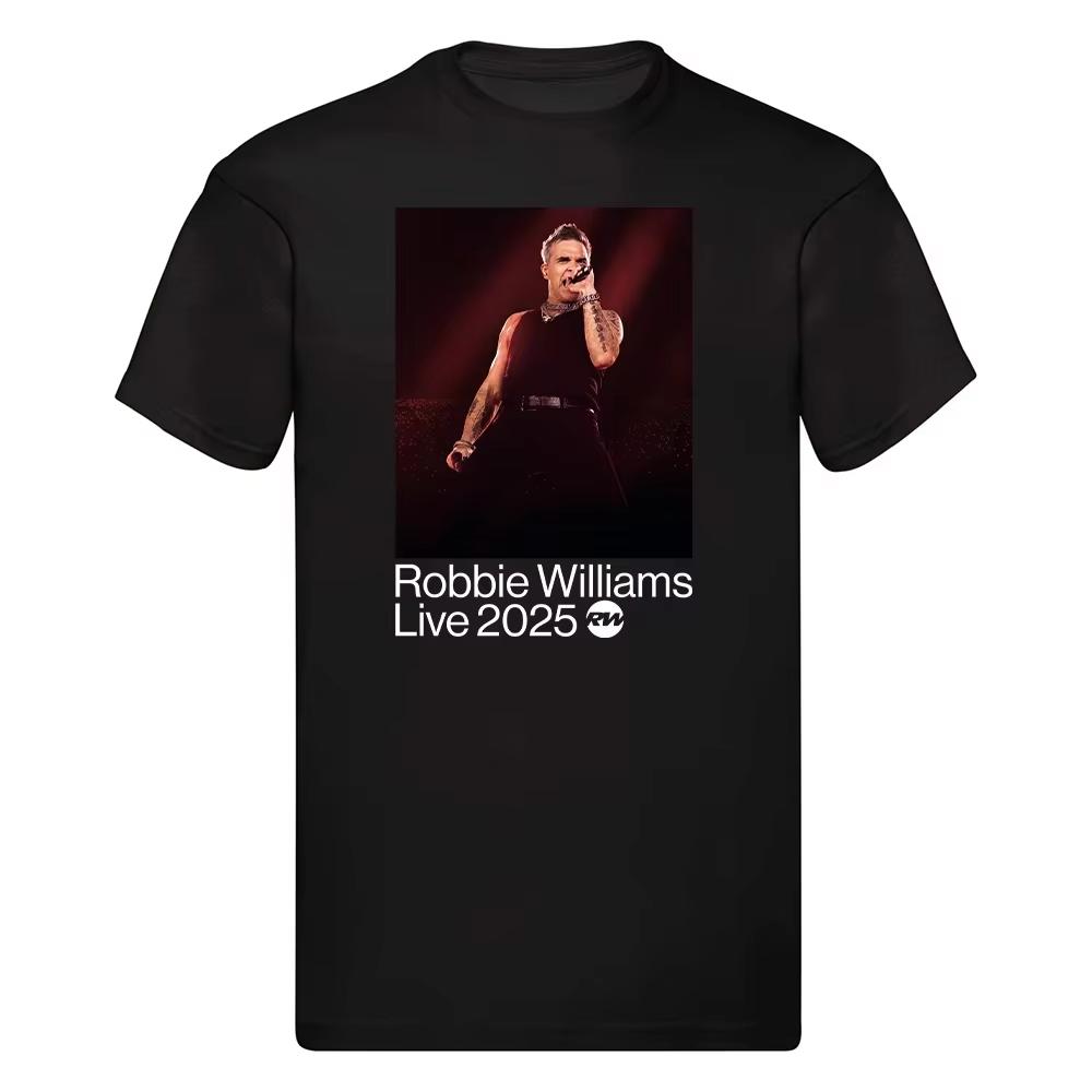 

Robbie Williams Unofficial T-Shirt Live 2025 Tour Music Fan Concert Tees Gift High-end Oversize Is for Both Men and Women - M... 5XL різнокольоровий