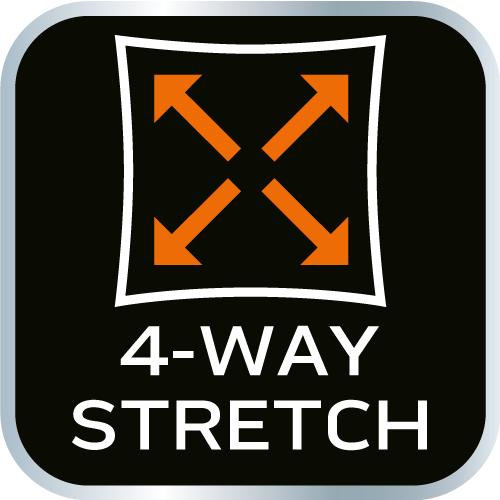 OUTDOOR work trousers, 4-way stretch, pigeon print, size L